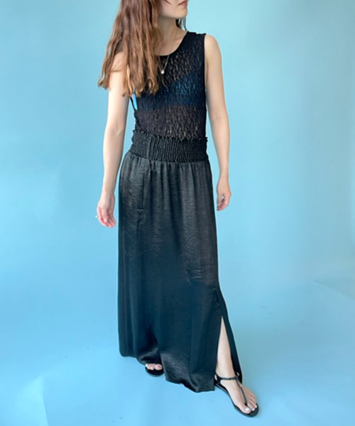 EDIT. FOR LULU（エディットフォールル）の「【PROVOKE/プロヴォーク】 2way キャミソール（タンクトップ・レディース・ブラック・FREE）」の6枚目の写真