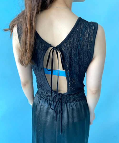 EDIT. FOR LULU（エディットフォールル）の「【PROVOKE/プロヴォーク】 2way キャミソール（タンクトップ・レディース・ブラック・FREE）」の10枚目の写真