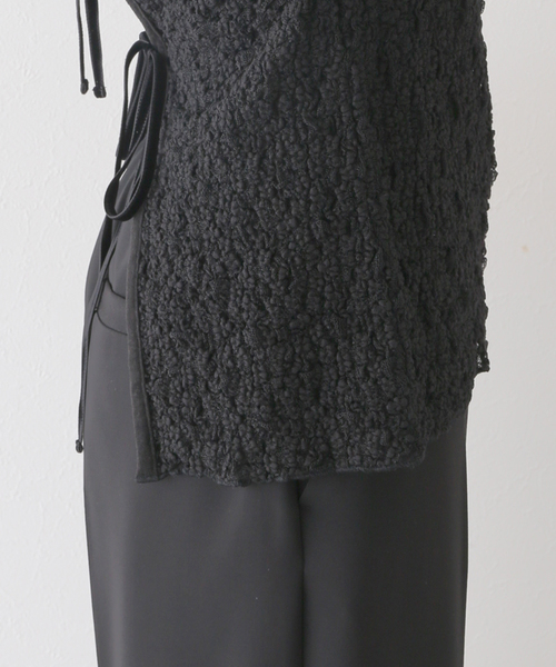 EDIT. FOR LULU（エディットフォールル）の「【PROVOKE/プロヴォーク】 2way キャミソール（タンクトップ・レディース・ブラック・FREE）」の3枚目の写真