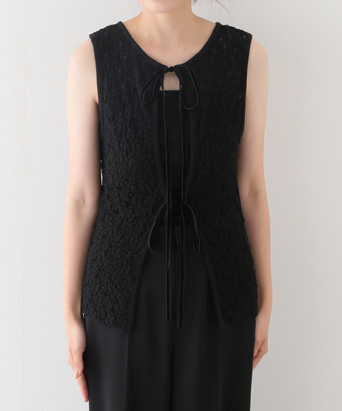 EDIT. FOR LULU（エディットフォールル）の「【PROVOKE/プロヴォーク】 2way キャミソール（タンクトップ・レディース・ブラック・FREE）」の5枚目の写真