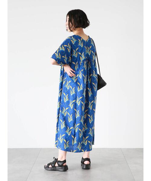 ルチル様　アフリカン　ワンピース アフリカンプリントワンピースの通販 | iichi 日々の暮らしを