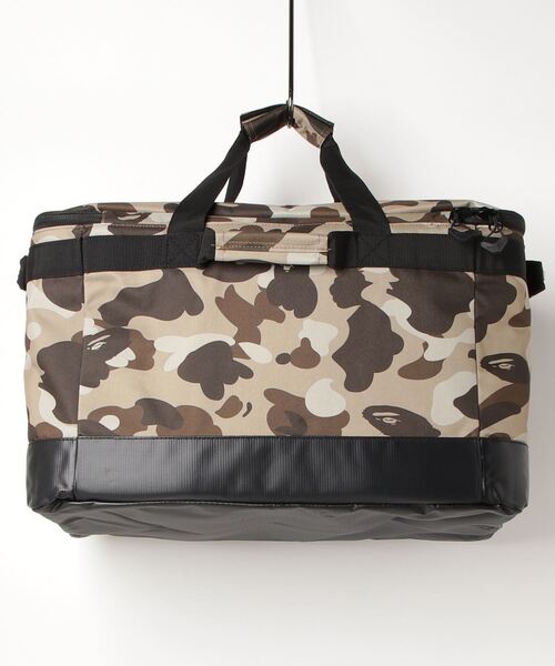A BATHING APE（アベイシングエイプ）の「BAPE CAMO MULTI GEAR CONTAINER M M（ボストンバッグ・メンズ・グリーン/ベージュ・FREE）」の15枚目の写真