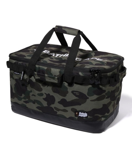 A BATHING APE（アベイシングエイプ）の「BAPE CAMO MULTI GEAR CONTAINER M M（ボストンバッグ・メンズ・グリーン/ベージュ・FREE）」の16枚目の写真