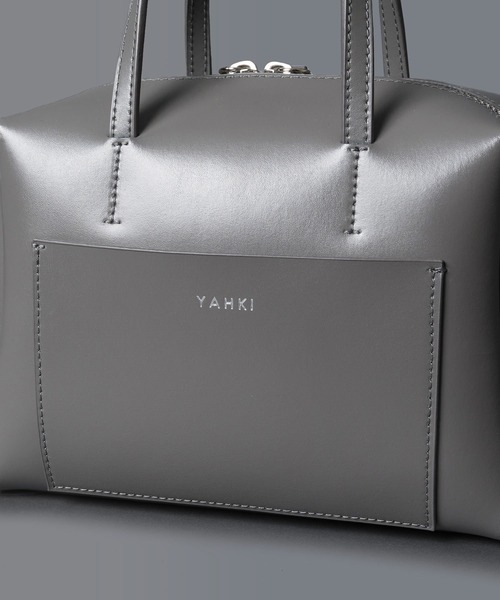 YAHKI(ヤーキ)の「【 YAHKI / ヤーキ 】SOFT W FACE / 2way ショルダーバッグ(ショルダーバッグ・レディース・ブラック/グレー/ベージュ・FREE)」の10枚目の写真