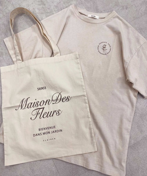 one after another NICE CLAUP(ワンアフターアナザーナイスクラップ)の「オーバーサイズアソートTシャツ(Tシャツ/カットソー・レディース・ラベンダー/ピンク/ベージュ/ブラック・FREE)」の10枚目の写真
