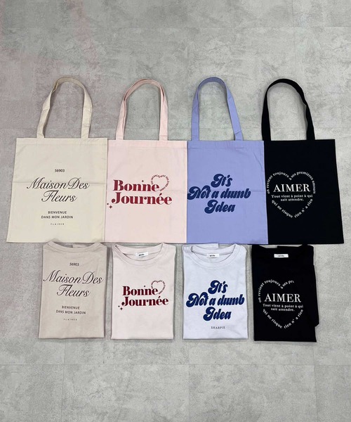 one after another NICE CLAUP(ワンアフターアナザーナイスクラップ)の「オーバーサイズアソートTシャツ(Tシャツ/カットソー・レディース・ラベンダー/ピンク/ベージュ/ブラック・FREE)」の21枚目の写真