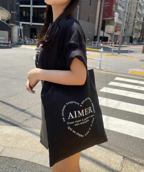 one after another NICE CLAUP(ワンアフターアナザーナイスクラップ)の「オーバーサイズアソートTシャツ(Tシャツ/カットソー・レディース・ラベンダー/ピンク/ベージュ/ブラック・FREE)」の13枚目の写真