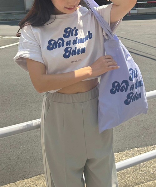 one after another NICE CLAUP(ワンアフターアナザーナイスクラップ)の「オーバーサイズアソートTシャツ(Tシャツ/カットソー・レディース・ラベンダー/ピンク/ベージュ/ブラック・FREE)」の16枚目の写真