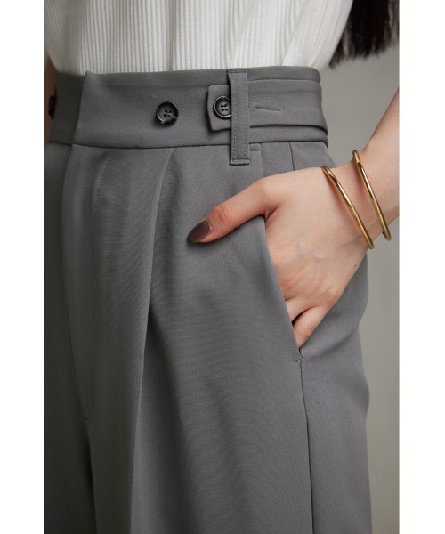 AZUL by moussy（アズールバイマウジー）の「ヴィーナスワイドパンツ（その他パンツ・レディース・ダークグリーン/グレー/ブラック・SMALL/MEDIUM/LARGE）」の21枚目の写真