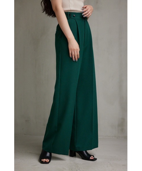 AZUL by moussy（アズールバイマウジー）の「ヴィーナスワイドパンツ（その他パンツ・レディース・ダークグリーン/グレー/ブラック・SMALL/MEDIUM/LARGE）」の22枚目の写真