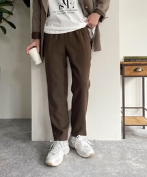 fredy emue | ウールライクシャーク テーパードパンツ(その他パンツ)