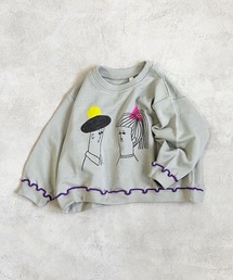 HOGAN RANCH WEAR | マエウシロプリントトレーナー/前後プリント（80～130cm）(スウェット)