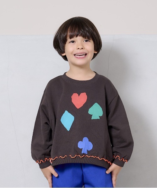 HOGAN RANCH WEAR(ホーガンランチウエア)の「マエウシロプリントトレーナー/前後プリント(80~130cm)(スウェット・キッズ・グレー/ブラック/オレンジ/グリーン/オフホワイト/パープル・110/95/90/120/130/80/100)」の20枚目の写真