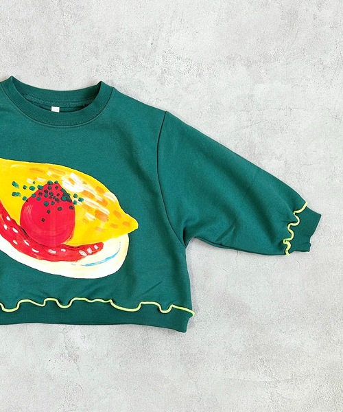 HOGAN RANCH WEAR(ホーガンランチウエア)の「マエウシロプリントトレーナー/前後プリント(80~130cm)(スウェット・キッズ・グレー/ブラック/オレンジ/グリーン/オフホワイト/パープル・110/95/90/120/130/80/100)」の15枚目の写真