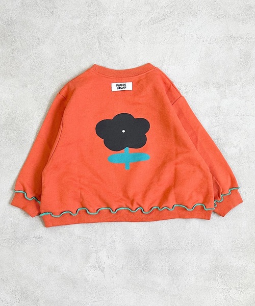 HOGAN RANCH WEAR(ホーガンランチウエア)の「マエウシロプリントトレーナー/前後プリント(80~130cm)(スウェット・キッズ・グレー/ブラック/オレンジ/グリーン/オフホワイト/パープル・110/95/90/120/130/80/100)」の16枚目の写真