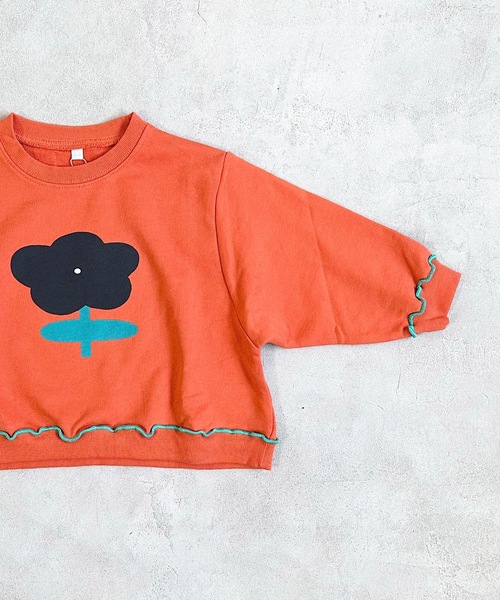 HOGAN RANCH WEAR(ホーガンランチウエア)の「マエウシロプリントトレーナー/前後プリント(80~130cm)(スウェット・キッズ・グレー/ブラック/オレンジ/グリーン/オフホワイト/パープル・110/95/90/120/130/80/100)」の17枚目の写真