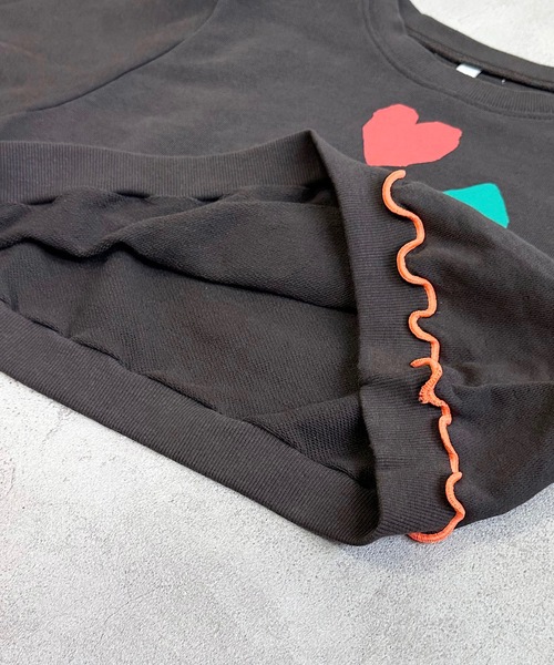 HOGAN RANCH WEAR(ホーガンランチウエア)の「マエウシロプリントトレーナー/前後プリント(80~130cm)(スウェット・キッズ・グレー/ブラック/オレンジ/グリーン/オフホワイト/パープル・110/95/90/120/130/80/100)」の11枚目の写真