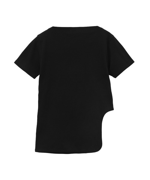 CLANE（クラネ）の「CLANE/クラネ/UP NECK ARCH CUT TOPS（T