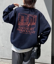 アソートバックプリントスウェット