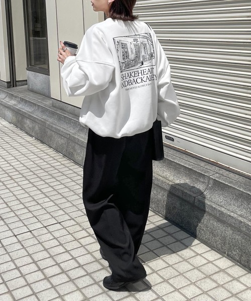 【美品】ネイバーフッド スウェット バックプリント XL 希少XLサイズ】ネイバーフッド バックプリント スウェット パーカー