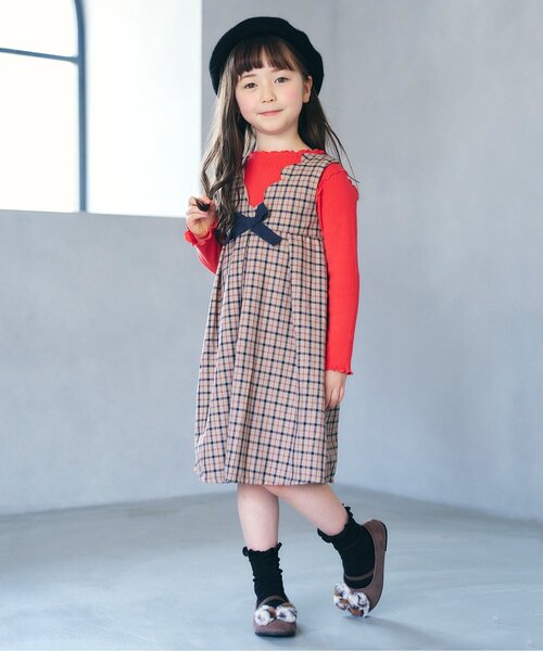 apres les cours（アプレレクール）の「メロウソックス&レギンスセット（レギンス/スパッツ・キッズ・アイボリー/レンガ/ブルー/ブラック・90/100/110/140/120）」の7枚目の写真