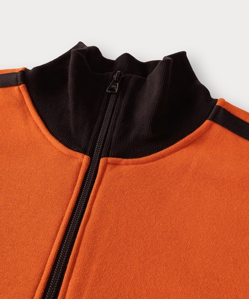 BEN DAVIS(ベンデイビス)の「【BENDAVIS/ベンデイビス】RIB NECK HALF ZIP SWEAT リブハイネックハーフジップスウェット/トラックジャケット/ビッグシルエット/裏起毛(スウェット・メンズ・オレンジ/ブルー/オフホワイト/ブラック/グリーン・M/L/XL)」の12枚目の写真