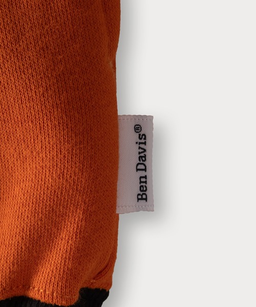 BEN DAVIS(ベンデイビス)の「【BENDAVIS/ベンデイビス】RIB NECK HALF ZIP SWEAT リブハイネックハーフジップスウェット/トラックジャケット/ビッグシルエット/裏起毛(スウェット・メンズ・オレンジ/ブルー/オフホワイト/ブラック/グリーン・M/L/XL)」の17枚目の写真