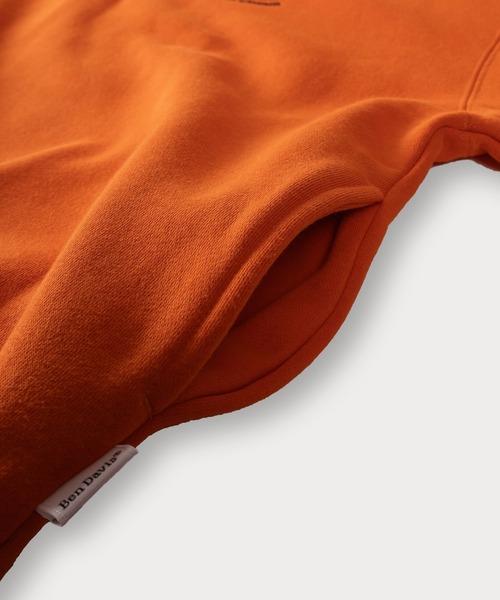 BEN DAVIS(ベンデイビス)の「【BENDAVIS/ベンデイビス】RIB NECK HALF ZIP SWEAT リブハイネックハーフジップスウェット/トラックジャケット/ビッグシルエット/裏起毛(スウェット・メンズ・オレンジ/ブルー/オフホワイト/ブラック/グリーン・M/L/XL)」の15枚目の写真