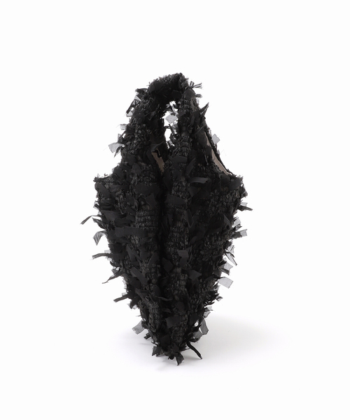 SLOBE IENA(スローブイエナ)の「SLOBE IENA ツイードトートバッグ(クラッチバッグ・レディース・ブラック・FREE)」の11枚目の写真