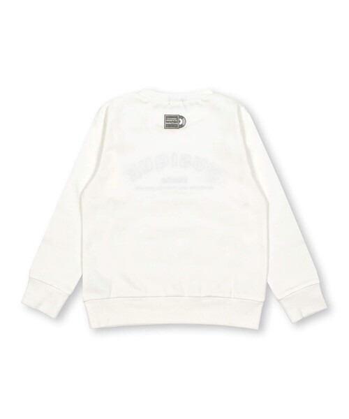 BeBe(ベベ)の「ポンチチェックパッチロゴトレーナー(90~150cm)(スウェット・キッズ・オフホワイト/ブラック・130cm/100cm/150cm/140cm/110cm/120cm/90cm)」の7枚目の写真