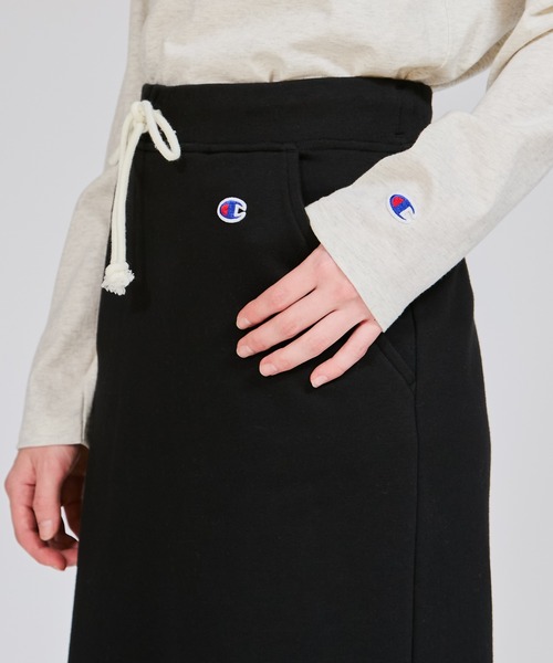 Champion（チャンピオン）の「【Champion/チャンピオン】レディース ベーシック ロングスカート（スカート・レディース・ネイビー/ブラック/グレー/ブラウン系・LARGE/MEDIUM）」の15枚目の写真