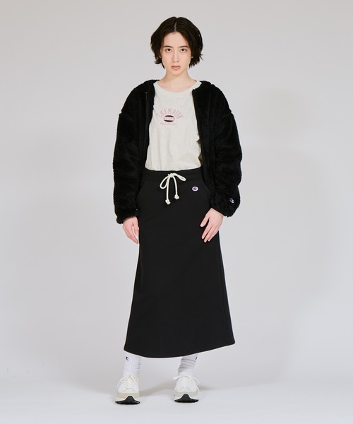 Champion（チャンピオン）の「【Champion/チャンピオン】レディース ベーシック ロングスカート（スカート・レディース・ネイビー/ブラック/グレー/ブラウン系・LARGE/MEDIUM）」の17枚目の写真