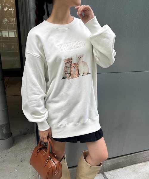 one after another NICE CLAUP(ワンアフターアナザーナイスクラップ)の「オーバーサイズアソートスウェット(スウェット・レディース・オフホワイト/オートミール/ベージュ系その他/ホワイト系その他・FREE)」の14枚目の写真