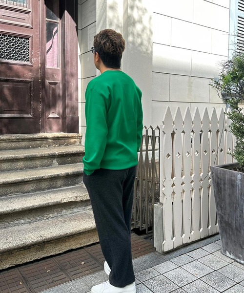KOBE LETTUCE（コウベレタス）の「[ SAYAKAさんコラボ ] メンズスウェットニットトップス（スウェット・メンズ・イエロー/グリーン/グレー/レッド・M）」の6枚目の写真