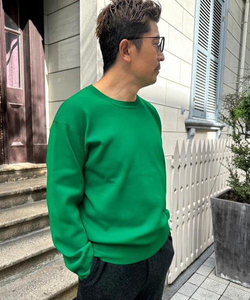 KOBE LETTUCE（コウベレタス）の「[ SAYAKAさんコラボ ] メンズスウェットニットトップス（スウェット・メンズ・イエロー/グリーン/グレー/レッド・M）」の7枚目の写真