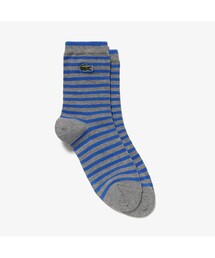 LACOSTE | コットンブレンドボーダーニットショートソックス(ソックス/靴下)