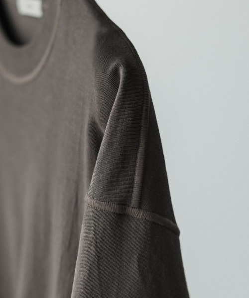 LIDNM(リドム)の「HARD TWISTED LS TEE(Tシャツ/カットソー・メンズ・ブラウン・LARGE/MEDIUM)」の13枚目の写真