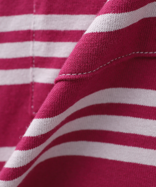 JOURNAL STANDARD relume（ジャーナルスタンダード　レリューム）の「Relume Jeans マルチボーダーロングスリーブTシャツ（Tシャツ/カットソー・メンズ・ブラウン/グリーン/ボルドー・MEDIUM/LARGE）」の13枚目の写真