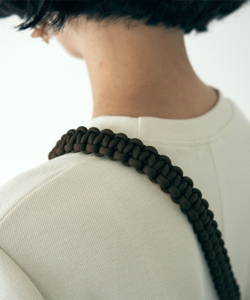 marjour（マージュール）の「PARACORD MOBILE PHONE STRAP（スマホグッズ・レディース・ピンク/ブラウン/オフホワイト・FREE）」の7枚目の写真