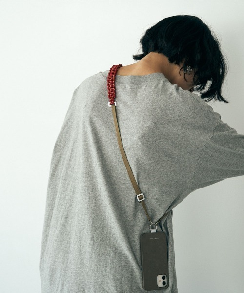 marjour（マージュール）の「PARACORD MOBILE PHONE STRAP（スマホグッズ・レディース・ピンク/ブラウン/オフホワイト・FREE）」の9枚目の写真