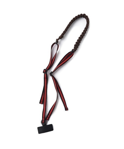 marjour（マージュール）の「PARACORD MOBILE PHONE STRAP（スマホグッズ・レディース・ピンク/ブラウン/オフホワイト・FREE）」の15枚目の写真