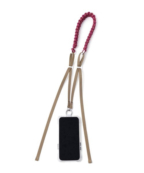 marjour（マージュール）の「PARACORD MOBILE PHONE STRAP（スマホグッズ・レディース・ピンク/ブラウン/オフホワイト・FREE）」の17枚目の写真