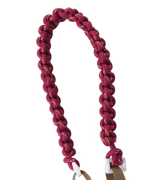 marjour（マージュール）の「PARACORD MOBILE PHONE STRAP（スマホグッズ・レディース・ピンク/ブラウン/オフホワイト・FREE）」の21枚目の写真