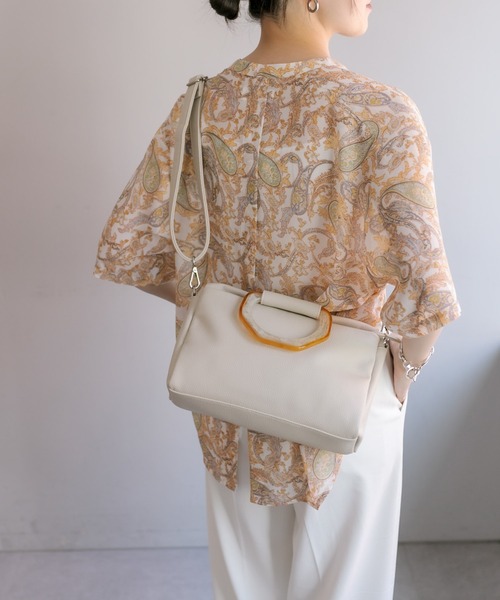 ear PAPILLONNE カスタムベルト2本付 Dパーツショルダーバッグ ear PAPILLONNEカスタムベルト2本付Dパーツショルダーバッグ