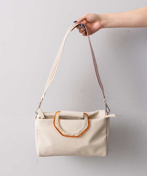 ear PAPILLONNE カスタムベルト2本付 Dパーツショルダーバッグ ear PAPILLONNE カスタムベルト2本付 Dパーツショルダーバッグ
