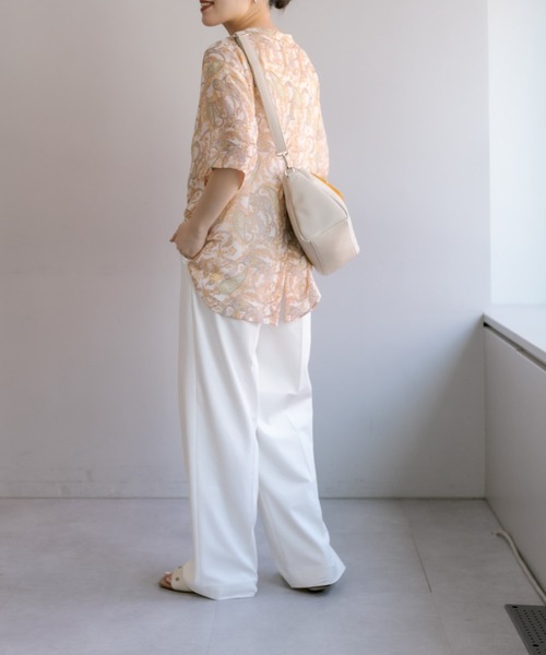 ear PAPILLONNER（イアパピヨネ）の「《カスタムベルト2本付き》Dパーツミドルショルダーバッグ（ショルダーバッグ・レディース・ブラック/グレー/アイボリー/ネイビー・FREE）」の9枚目の写真