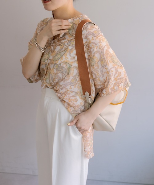 ear PAPILLONNER（イアパピヨネ）の「《カスタムベルト2本付き》Dパーツミドルショルダーバッグ（ショルダーバッグ・レディース・ブラック/グレー/アイボリー/ネイビー・FREE）」の11枚目の写真