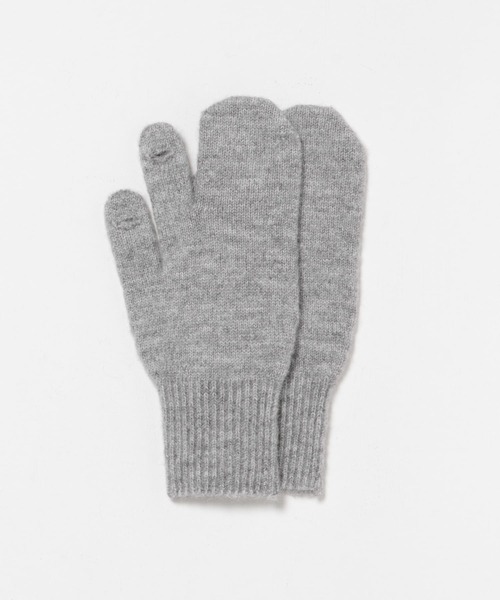 SMELLY（スメリー）の「スリーフィンガーホールタッチミトン（手袋・レディース・ミント/グレー・-）」の17枚目の写真