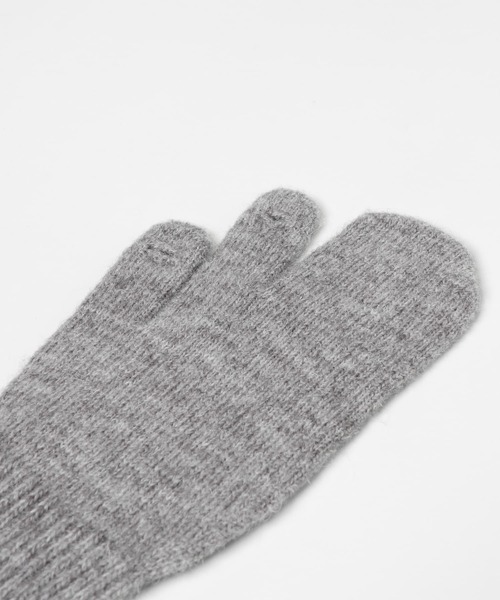 SMELLY（スメリー）の「スリーフィンガーホールタッチミトン（手袋・レディース・ミント/グレー・-）」の20枚目の写真