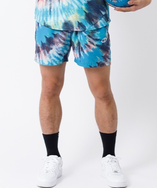 【SPALDING:スポルディング】布帛ショーツスパラルダイ/総柄ウエストゴムショートパンツ(その他パンツ)|SPALDING(スポルディング)